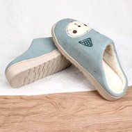 AutumnFall Women Soft Warm Indoor Candy Colors Cotton Slippers Home Anti-slip Shoes (40, Pink)