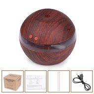 Sunsbell Wood Grain Ultrasonic Humidifier, 300ml Aromatherapy Essential Oil Diffuser with Blue LED Light for Office... N5