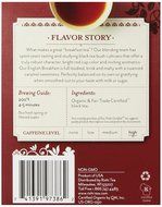 Rishi Tea Organic English Breakfast Tea Bags, 15 Count (Pack of 6)