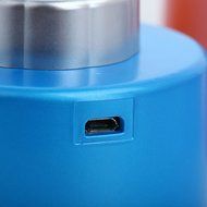 Polytree Mini USB Night-light Portable Air Mist Humidifier with Cover for Bedroom Office (Blue)