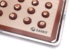 Sankit Premium Silicone Baking Mat,non-stick Reusable Baking Liner,16.5 X 11.8 Inches-blue N7