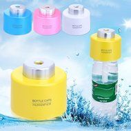 Polytree Mini USB Night-light Portable Air Mist Humidifier with Cover for Bedroom Office (Blue) N3