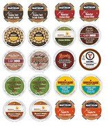 20 Winter Variety K Cup Pack - Includes Santa's White Christmas, Chocoalte Chip Cookie, Chocolate Fudge Cake,...
