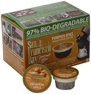 San Francisco Bay OneCup Capsules, Pumpkin Spice - 72 Count (6 Boxes of 12)