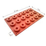 DIY 18 hole donut cake mold silicone cookies molds