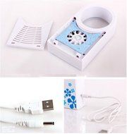 SMO Summer Mini USB 2.0 and Battery Powered Dual Handheld No Leaf Air Condition Bladeless Portable Refrigeration... N3