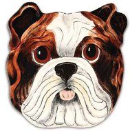 Pavilion Rescue Me Now English Bulldog Ear Plate, George, 10-Inch