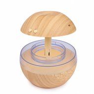 Powstro USB Ultrasonic Humidifier, 300ml Quiet Aroma Fragrance Diffuser Machine Nebulizer Spa with Blue LED Light... N17