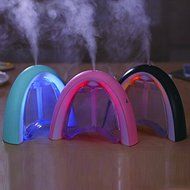 BeQool USB Aroma Diffuser Humidifier Message Board Nightlight Humidifier -Black (Blue) N14
