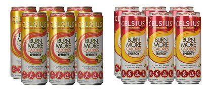 Celsius Green Tea, Peach Mango, 12 Ounce (Pack of 12) N44