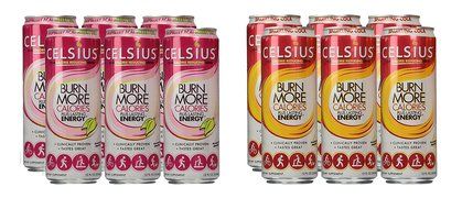 Celsius Green Tea, Peach Mango, 12 Ounce (Pack of 12) N45
