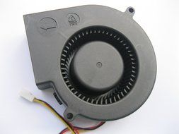 2 pcs Brushless DC Blower Fan 9733S 12V 3 Wires 97x97x33mm Sleeve-bearing Skywalking