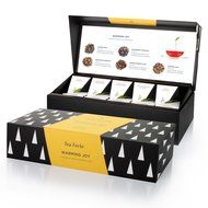 Tea Fort&eacute; Warming Joy Petite Presentation Box Featuring Seasonal &amp; Festive Tea Blends - 10 Handcrafted Pyramid... N2