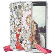 Spritech(TM) Bling Phone Case For LG V10,3D Handmade Crystal Perfume Pattern Accessary Design Clear Cellphone... N30