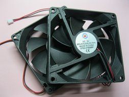 2 pcs Brushless DC Cooling Fan 5V 9025S 7 Blades 2 wire 92x92x25mm Sleeve-bearing Skywalking