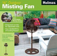 Holmes Outdoor Misting Fan with 3 Speed Settings