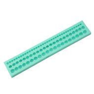 Hot Three Row 6/8/10mm Beads Silicone Mould Cake Decor Mold Sugarcraft N4