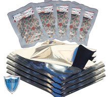 Gallon Premium Mylar bags with 500cc oxygen absorbers in 10-packs (10) with PackFreshUSA LTFS Guide