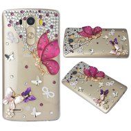 Spritech(TM) Bling Phone Case For LG V10,3D Handmade Crystal Perfume Pattern Accessary Design Clear Cellphone... N42