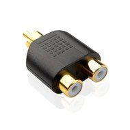 Cable Matters 5-Pack, Gold Plated 3-RCA Coupler N3
