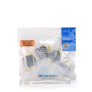 Cable Matters 5-Pack, Gold Plated 3-RCA Coupler N8