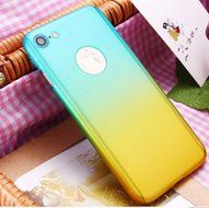 iPhone 6S Case,iPhone 6 Case,ikasus [Tempered Glass Protector] Luxury Gradient Color Ultra-thin Shockproof Armor...