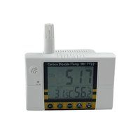 AZ 7722 Wall Mount Digital Indoor NDIR Sensor Carbon Dioxide Meter Temperature Humidity Monitor with Alarm White N5