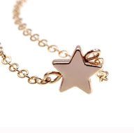 Danity Gold Chain Charm Star Pendant Necklace Choker Jewelry For Girl Women