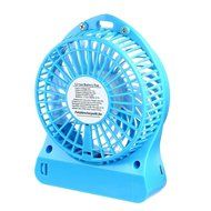 O-Best Batteries/USB Powered Portable Mini Air Conditioning Fan Chargeable Hand-held No Leaf Fan Air Conditioner...