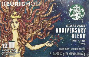 Starbucks Anniversary Blend, K-cup 12-count N4