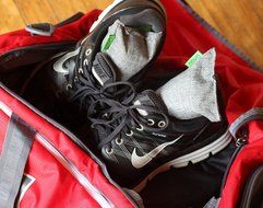 Shoe Deodorizer Bags - Carbon Activated Bamboo Charcoal Air Purifiers (100g x 2) N4