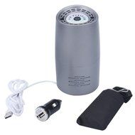 Iuhan&reg; Fashion USB Car Air Cleaner Purifier Portable Mini Hepa Filter Ionizer Freshener (Grey) N8