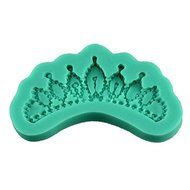 Essential attractive fashion 3D Crown Silicone Fondant Cake Molds Soap Chocolate Mould N2