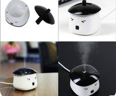 INST LeBao Mini Humidifier with USB Cable, Ideal for Bedrooms, Living Rooms, etc. (Black 01) N9