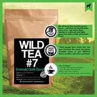 Organic Sencha Green Tea, Wild Tea #7, Emerald Gold Sencha Loose Leaf Tea, (4 ounce) N3