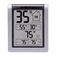 Kissemoji ABS Indoor Humidity Monitor with Totally Wireless Tabletop and Magnet-Mountable Design and Humidity... N3
