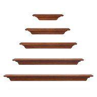 Pearl Mantels 418-72 Homestead Natural Unfinished 72" Mantel Shelf N5
