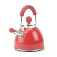 Whistling Tea Kettle, Mini Stainless Steel Teapots Hot Water Kettle (Red) N6