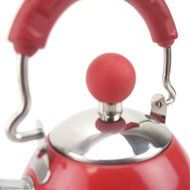 Whistling Tea Kettle, Mini Stainless Steel Teapots Hot Water Kettle (Red) N7