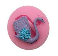 Autek Swan Cake Fondant Soap Sugar Craft Baking Cake Decorating Silicone Mold #112 N2