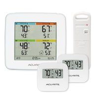 AcuRite Indoor Temperature &amp; Humidity Station With 3 Sensors N3