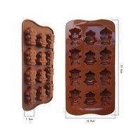 Cartoon Robot Shape Chocolate Silicone Mold Baking Cake Decoration Mould