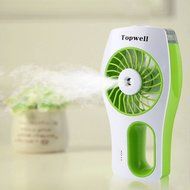 Topwell USB Mini Misting Fan Built-in Rechargeable Misting Fan Handheld Personal Cooling Mist Humidifier for Home... N4