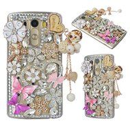 Spritech(TM) Bling Phone Case For LG V10,3D Handmade Crystal Perfume Pattern Accessary Design Clear Cellphone... N57