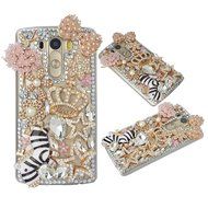 Spritech(TM) Bling Phone Case For LG V10,3D Handmade Crystal Perfume Pattern Accessary Design Clear Cellphone... N63