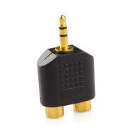 Cable Matters 5-Pack, Gold Plated 3-RCA Coupler N12
