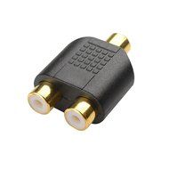 Cable Matters 5-Pack, Gold Plated 3-RCA Coupler N15