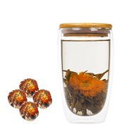 Elitea&reg; 12 Pieces Premium Grade Jasmine Blossom Blooming Flowering Flower Tea Balls (Assorted 6 Blooming Styles) N2