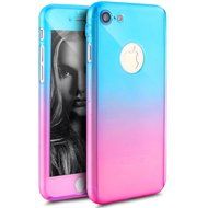 iPhone 6S Case,iPhone 6 Case,ikasus [Tempered Glass Protector] Luxury Gradient Color Ultra-thin Shockproof Armor... N3