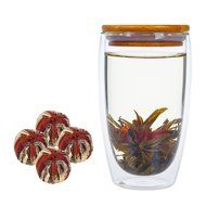 Elitea&reg; 12 Pieces Premium Grade Jasmine Blossom Blooming Flowering Flower Tea Balls (Assorted 6 Blooming Styles) N3